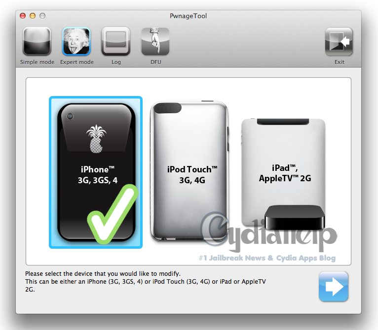 Download PwnageTool 5.0.1 – Preserve iPhone 4, 3GS 5.0.1 Baseband766