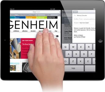 Multitasking Gestures iPad 1 iOS 5